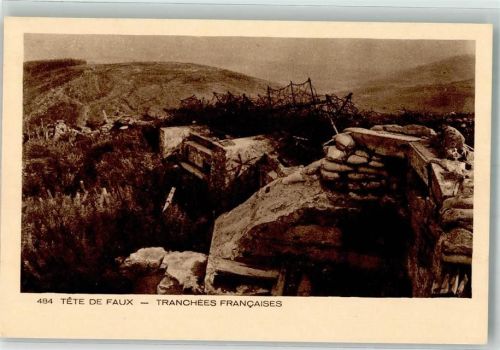 Tete de Faux , Tranchees Francaises