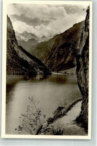 83471 W8240 Schönau a Königssee - Königssee mit Weg zum Fundensee