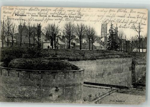 Peronne 1914 Feldpost WK I I.Armeecorps