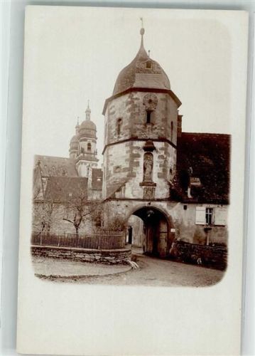Schöntal 1909 Kloster Eingang Ort handschriftlich