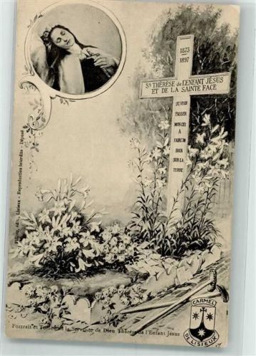 Lisieux 1916 Grabmal für die heilige Thérèse von Lisieux