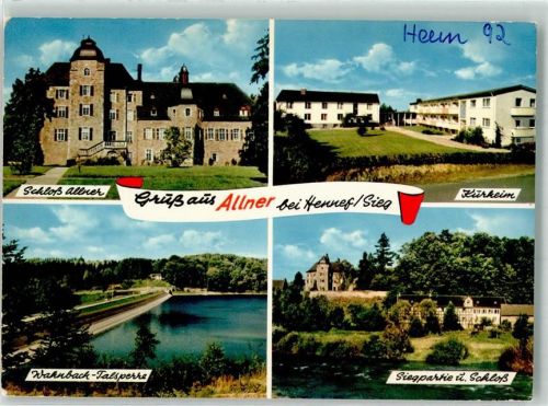 Allner Wahnbachtalsperre Schloss Kurheim