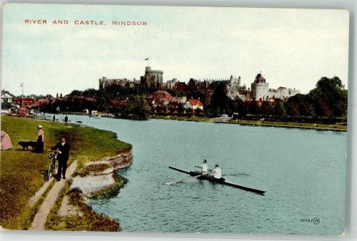 Windsor Zweier Ruderboot River and Castle