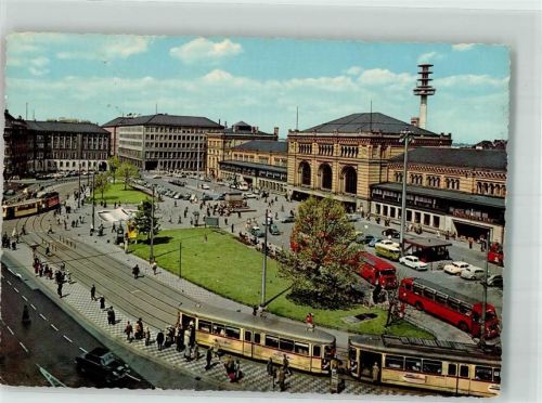 Hannover Omnibus Bahnhof Autos Ernst August Platz