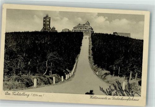 Oberwiesenthal 1939 Wetterstation Pension Unterkunstshaus Fichtelberghaus