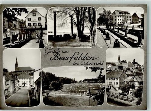 Beerfelden Schwimmbad Mümlingquelle Kirche Denkmal Galgen