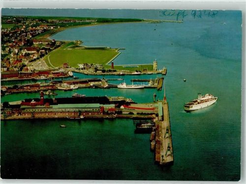 Cuxhaven Fliegeraufnahme Hafen