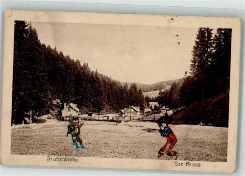 Friedrichroda Der Grund Foto AK