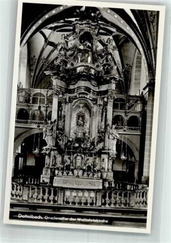 97337 W8716 Dettelbach - Gnadenaltar der Wallfahrtskirche