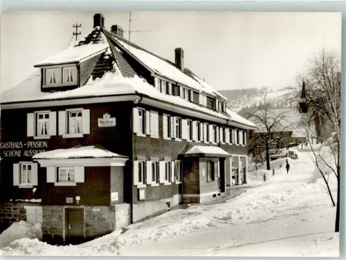 Hundsbach Winter Gasthaus u. Pension Schöne Aussicht