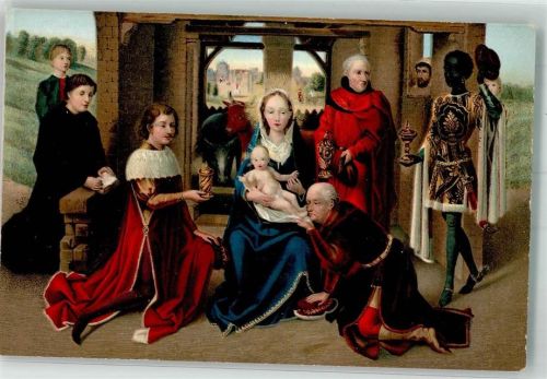sign. Memling Hans Die Anbetung der Könige Stengel u. Co. 29153