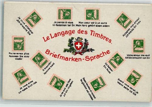 Schweiz Le Langage des Trimbres Verlag Guggenheim Nr. 7179
