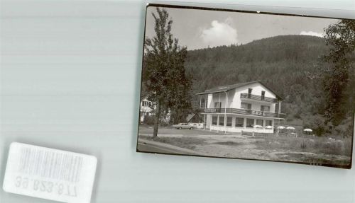 Huzenbach Cafe Ort handschrfitlich Foto Original aus Archiv eines Ansichtskartenverlags