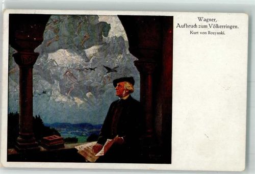 1918 sign. Rozynski Kurt v. Aufbruch zum Völkerringen Amag Nr. 3