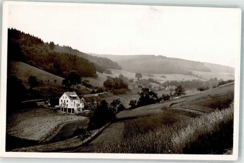 Beerfelden Pension Gasthaus Ort handschriftlich Foto Original aus Archiv eines Ansichtskartenverlags