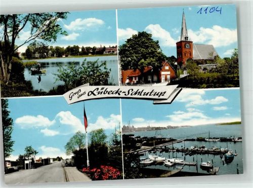Schlutup Kirche St. Andreas Trave Bootshafen Grenze