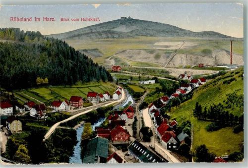 Rübeland 1926 Der Ort beiderseits der Bode mit Brocken Verlag Lederbogen Nr. 415