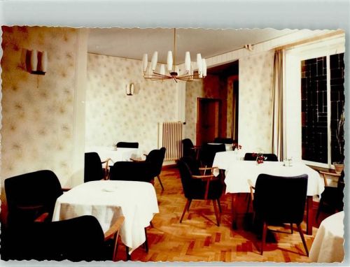Bad Salzdetfurth Hotel Neuer Krug Frühstückzimmer Foto Original aus Archiv eines Ansichtskartenverlags Ort handschriftlich
