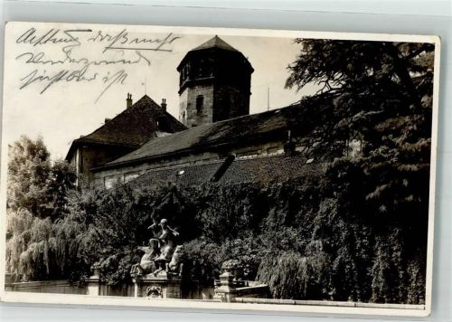Bayreuth Denkmal Wittelsbacher Brunnen Ort handschriftlich