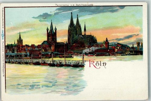 Köln Altstadt-Nord 103 Schiffsbrücke Dom