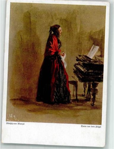 sign. von Menzel Adolph Frau Verlag Wiechmann Nr.2101
