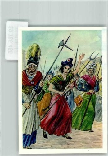 Paris Französische Marktweiber erstürmen die Bastille Sammelbild der Firma Homann Bild 115