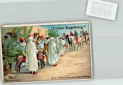 Augsburg Marokkowirren Serie 791 Nr. 2 Kavalier Schuhputzmittel Union Augsburg KEINE AK