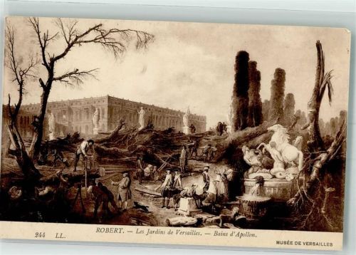 Versailles sign. Robert Garten von Verailles Apollos Brunnen Musee LL. 244