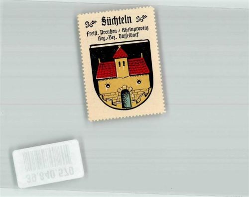 Süchteln Wappenmarke Kaffee Hag Nr. 58