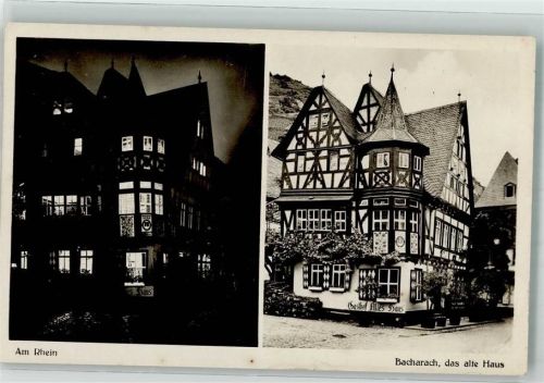 Bacharach Das Alte Haus bei Tag und bei Nacht Verlag Kratz