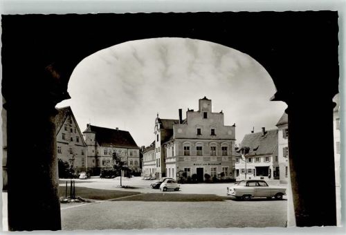Weißenhorn Kirchplatz Auto Gasthaus
