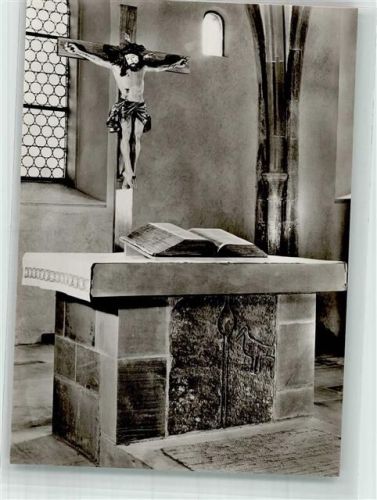Murrhardt Walterichskirche Neuer Altar m. Reliefplatte