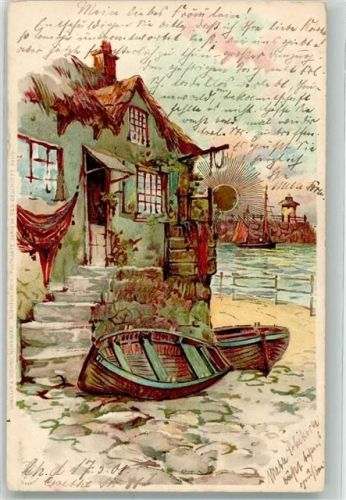 1901 Sonnenschein Boot Segelboot Serie VII Nr.99115