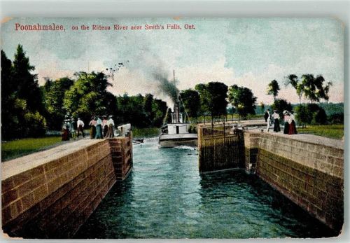 Kingston Schleuse Dampfschiff Poonahmelee Smith´s Falls