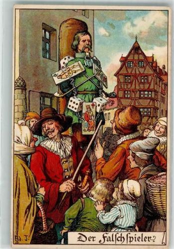 Der Falschspieler Verlag E. Nister