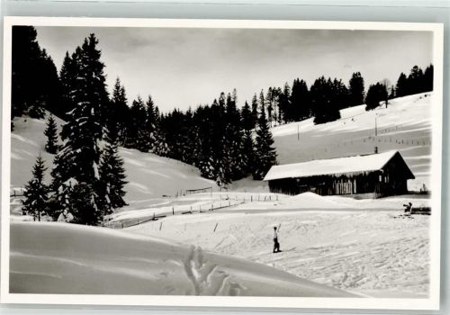 Oberstaufen Skihütte des TSV 1847 Ravensburg Schindelberg Winter Schnee