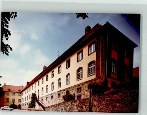 Bad Iburg Foto Original aus Archiv eines Ansichtskartenverlags Schloss Oldtimer Ort handschriftlich