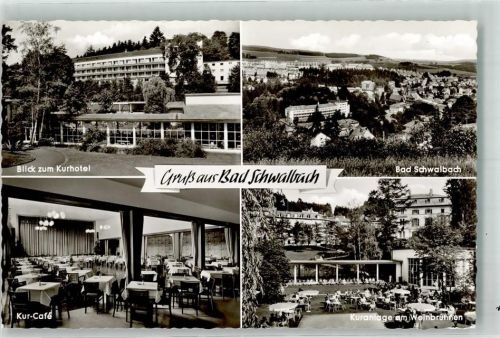 Bad Schwalbach 1964 Hotel Cafe