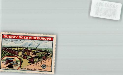 Offenbach Gustav Boehm in Europa Fabrik in London