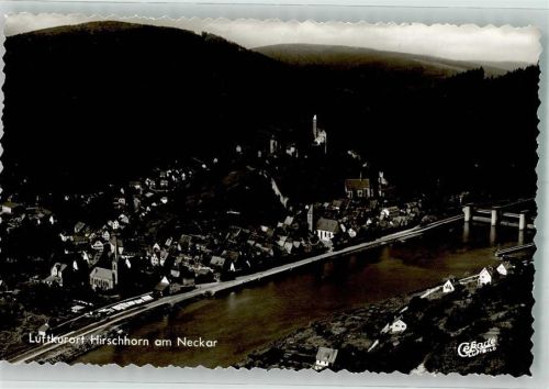 Hirschhorn Fliegeraufnahme
