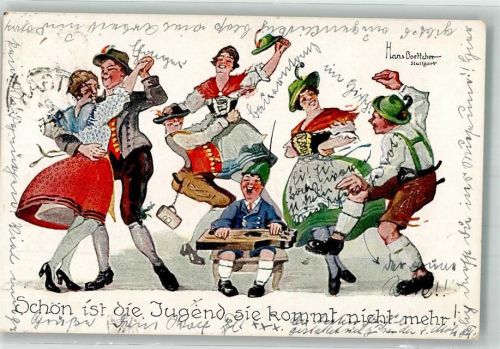 Zither Tracht Schwaben Schw. K. V. No. 224