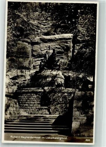 Pirna Denkmal im Liebethalergrund Kunstverlag Wilh. Stein Nr. 2025