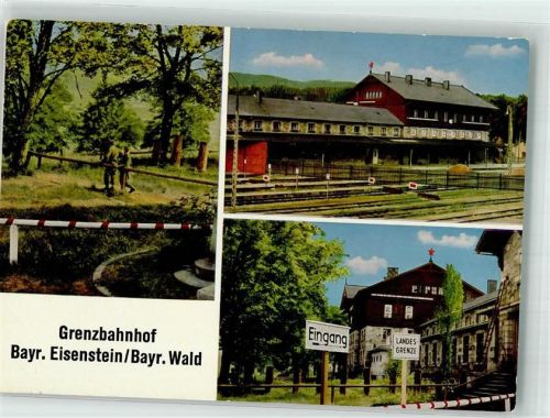 Bayerisch Eisenstein Polizisten Grenzbahnhof