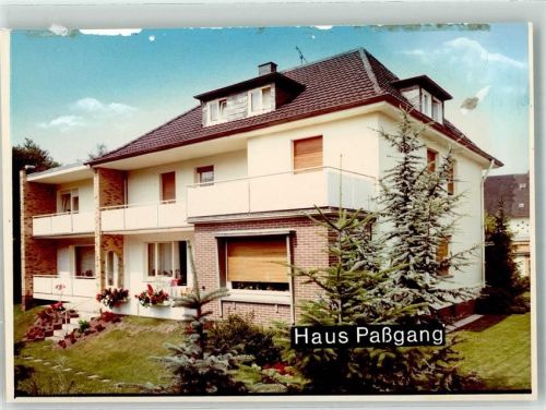 59555 W4780 Bad Waldliesborn FOTO KEINE AK Pension Paßgang Ort handschriftlich Foto Original aus Archiv eines Ansichtskartenverlags