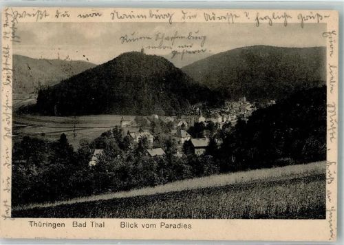 Thal 1923 mit Burgruine Scharfenberg Verlag Jagemann