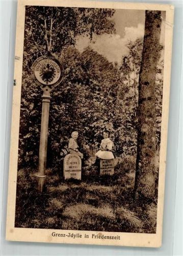 1916 Kinder Grenzsteine Feldpost WK I