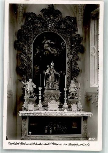 Markdorf 1955 Stadtpfarrkirche Altar Notopfer Marke Berlin