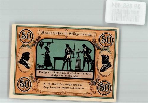 Stützerbach 1921 50 Pfennig Brausejahre