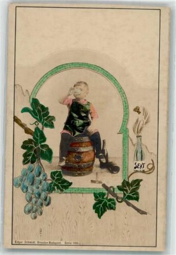 Kind Fass Weintrauben Edgar Schmidt Serie 7821