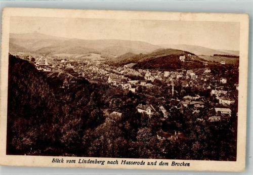 Hasserode Blick vom Lindenberg Brocken